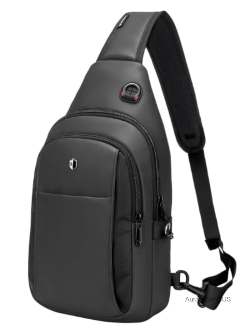 Anti Theft Crossbody Sling Bag Lockable Zipper Water Resistant Fits 11" iPad